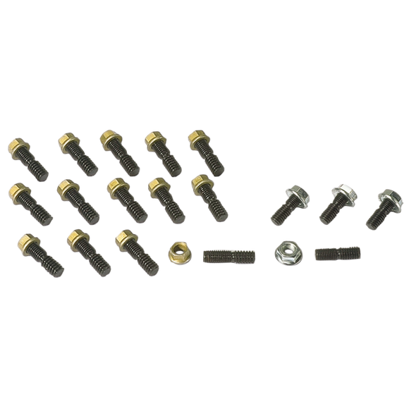 Moroso Chevrolet Small Block Oil Pan Stud Kit - Steel - Set of 18