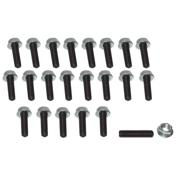 Moroso Honda/Acura/Mazda Rotary/Dodge Neon/Toyota MR2 Oil Pan Stud Kit - 6mm - Steel - Set of 22