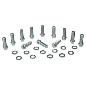 Moroso Chevrolet Small Block Intake Manifold Bolt Kit - 3/8in-16 x 1-1/8in - Set of 12