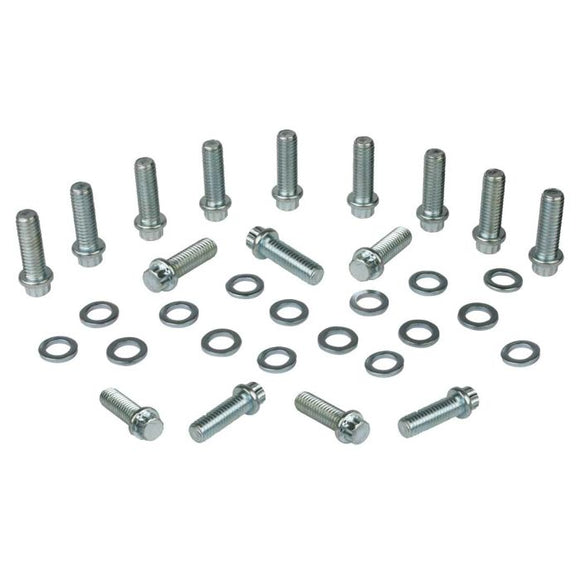 Moroso Chevrolet Big Block Intake Manifold Bolt Kit - 3/8in-16 x 1.25in - Set of 12