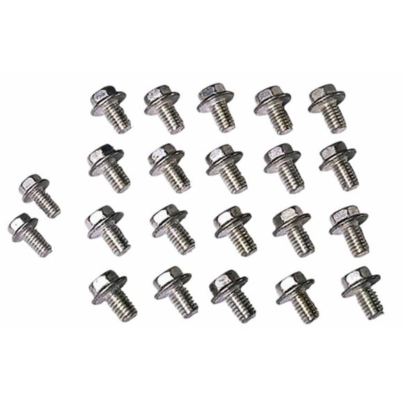 Moroso Bolts Oil Pan Chevrolet Big Block/Pontiac Self Locking Oil Pan Bolts - Set of 22