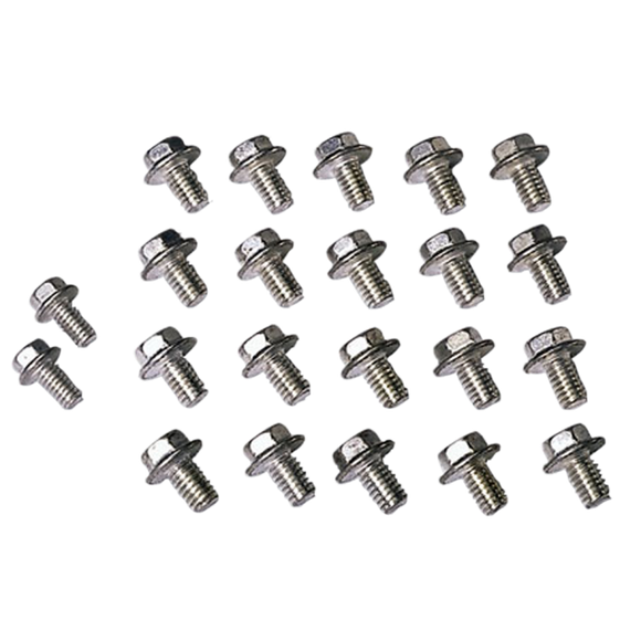 Moroso Chevrolet Small Block/Oldsmobile Self Locking Oil Pan Bolts - Set of 18