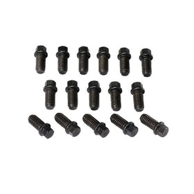 Moroso Header Bolts - 3/8in-16 - Steel - 16 Pack