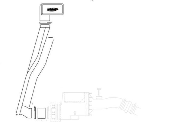 Volant 08-13 Toyota Sequoia 5.7 V8 Air Intake Snorkel