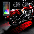 XK Glow Curb FX Bluetooth XKchrome App Waterproof LED Projector Welcome Light Angel Wing Style 2pc-1