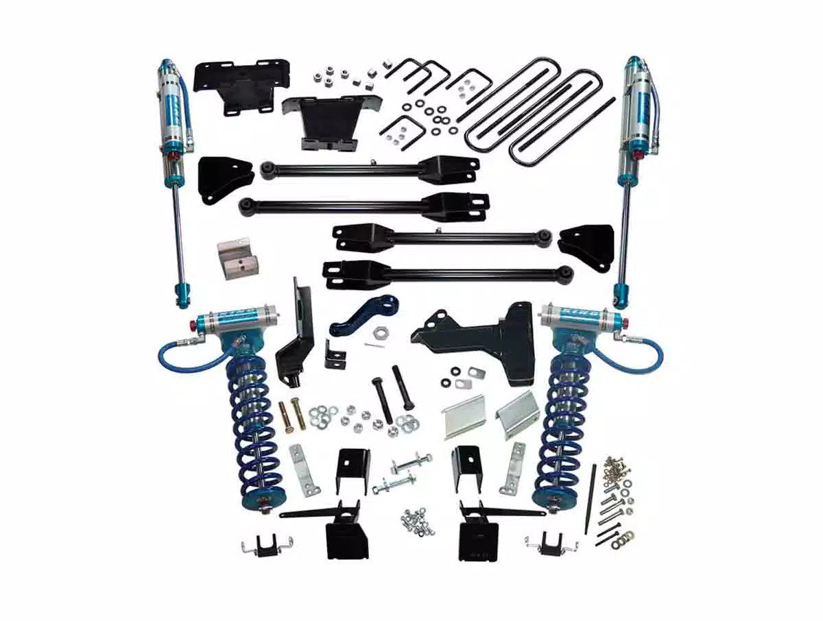 Superlift 17-19 Ford F-250 SD 6in 4in Lift Kit w/4-Link King Front Coilovers/Rear Reservoir Shocks