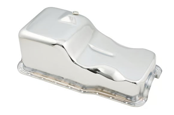 Mr. Gasket Oil Pan - Chrome Fits 1965-1987 Ford 260/289/302 Except Mustang II, Fox Body or Truck