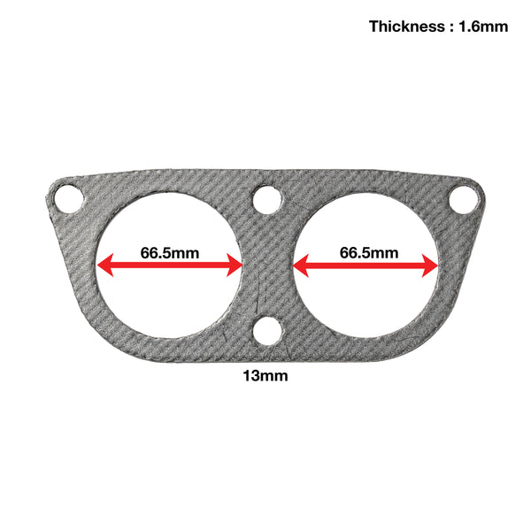 Apexi Muffler Accessories N1 Dual Muffler (Twin-Pipe) Gasket P/N: 163-KN01. 163-