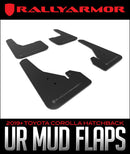 RALLY ARMOR UR MUD FLAPS: 2019+ TOYOTA COROLLA HATCHBACK-1
