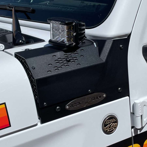 Rock Slide 21-22 Jl/Gladiator: Mojave/Recon/392 Models Jl/Jt Cowl Led Light Pod Brackets
