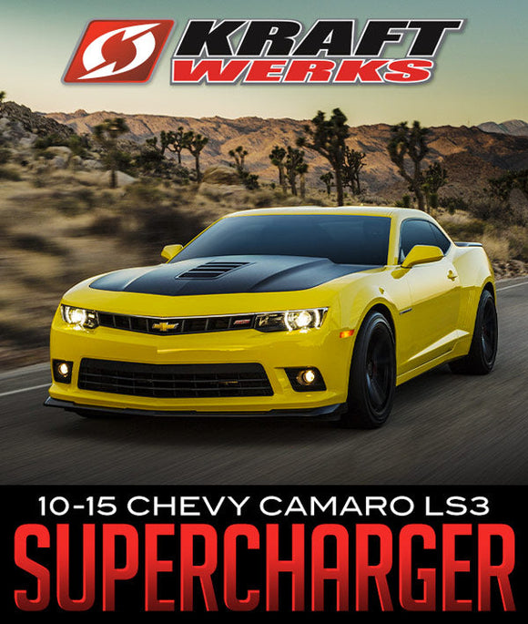 KRAFTWERKS SUPERCHARGER SYSTEM: 2010–2015 CHEVROLET CAMARO LS3