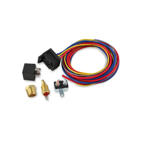 MSD Electric Fan Harn./Relay Kit 195 Deg-30A