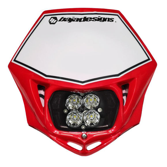 Baja Designs Motorcycle Race Light LED AC Red Squadron Sport