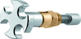 Bikers Choice S&S B E G Chrome Cross Enrichener With Chrome Cross Knob