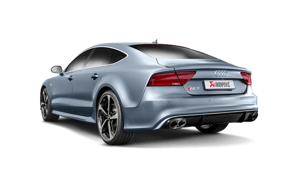 Akrapovic 14-17 Audi RS7 Sportback (C7) Evolution Line Cat Back (Titanium) w/ Carbon Tips