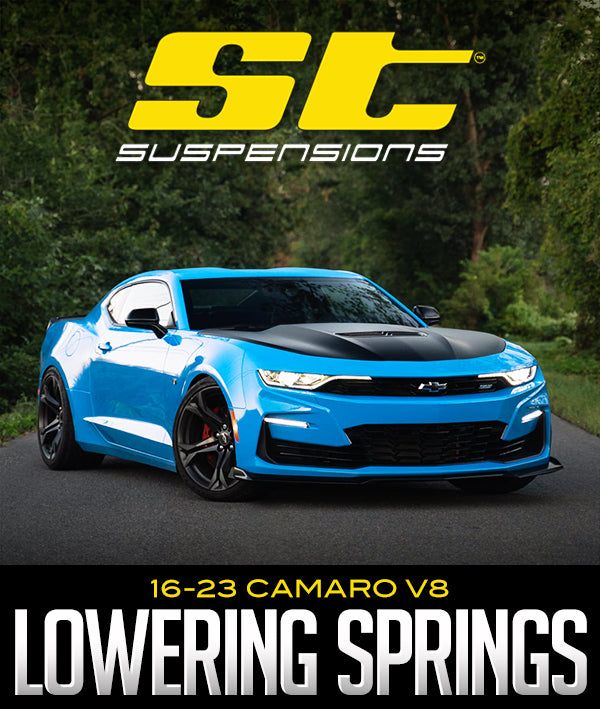 ST SUSPENSIONS SPORT-TECH LOWERING SPRINGS: 2016–2023 CAMARO V8