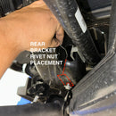 RIVAL Aluminum Gas Tank Skid Plate 2024-2025 Ford Ranger Raptor-9