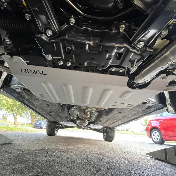RIVAL Aluminum Transmission Skid Plate 2020-2025 Subaru Forester incl. Wilderness | 2020-2025 Subaru Outback | 2020-2025 Subaru Crosstrek