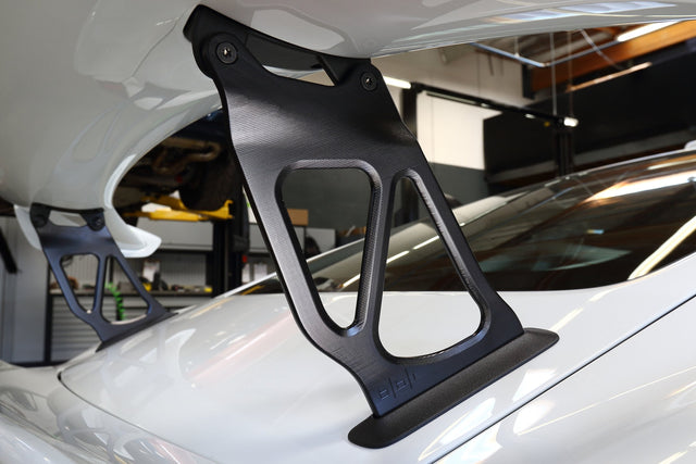 BBi Autosport Porsche 981 Cayman GT4 Wing Extended Wing Uprights