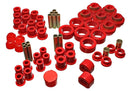Energy Suspension 81-87 Chevy/GMC 4WD (W/ Stock Front Springs) Red Hyper-flex Master Bushing Set-1