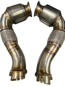 BMW S63 N63 CATTED DOWNPIPES | V8 BMW X5 M AND X6 M X5 X6 550I 650I-6