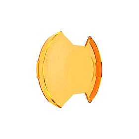 KC HiLiTES 6in. Light Shield for SlimLite LED - Amber - 0