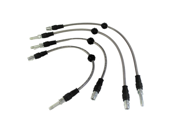 Flat 6 Motorsports - Performance Stainless Steel Brake Lines (Macan)