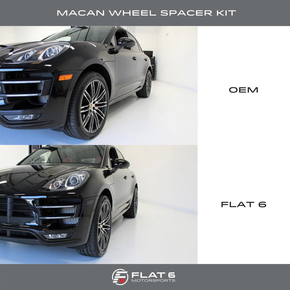 Flat 6 Motorsports - Wheel Spacer Kit with Bolts 10mm/12mm (Macan)