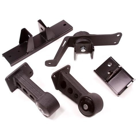 Innovative 00-09 Honda S2000 K-Series Black Steel Mounts 75A Bushings (K20 Engine)