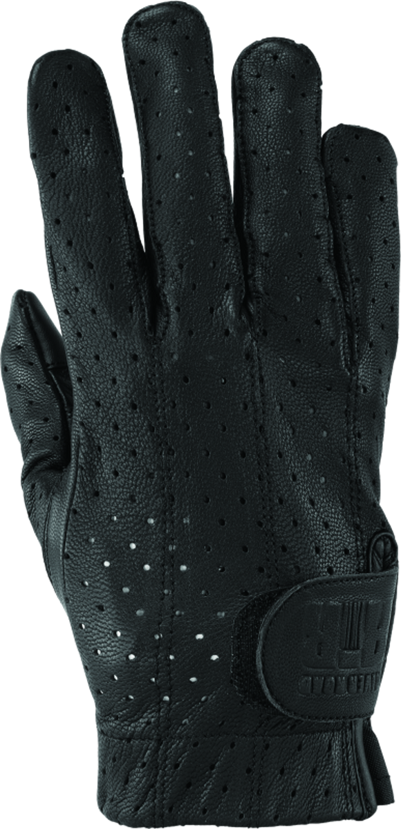 Kuryakyn Leather By River Road Tucson Leather Perforated Gloves Black - Small