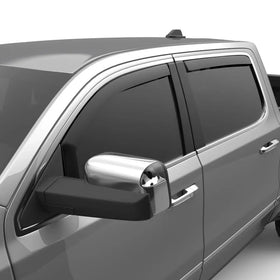 EGR 19-23 Ram 1500 In-Channel Window Visors Front/Rear Set Matte Black Crew Cab - 0