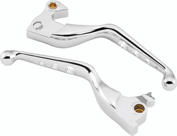 Bikers Choice 14-Up XL Chrome O Series Holed Lever Set
