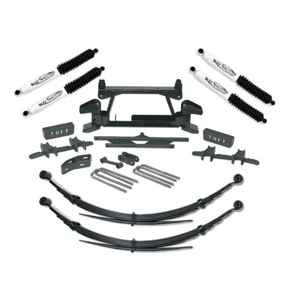 Tuff Country 88-98 Chevy Truck K1500 4x4 4in Lift Kit with Rear Leaf Springs (SX6000 Shocks)