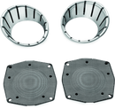 Kuryakyn LED Speaker Bezels 96-13 Touring Models Chrome-1