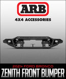 ARB ZENITH FRONT BUMPER: 2021+ FORD BRONCO-1