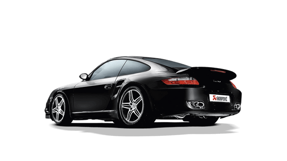 Akrapovič 06-09 Porsche 911 Turbo Slip-On Line (Titanium) w/ Titanium Tips