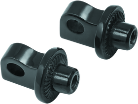 Kuryakyn Splined Peg Adapter Harley-Davidson Male Mount Black