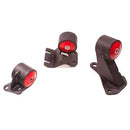 Innovative 90-93 Integra B-Series Black Steel Mounts 60A Bushings (Auto to Manual Hydro)-1