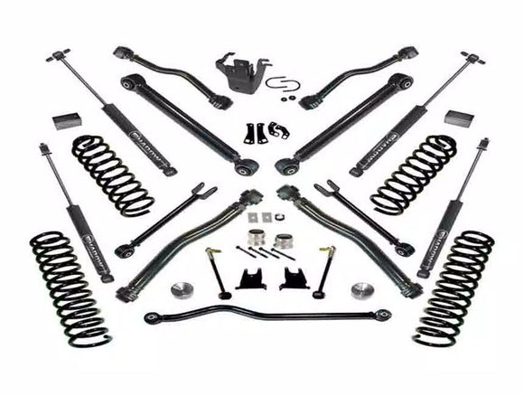 Superlift 07-18 Jeep Wrangler JK Unlimited 4in Lift Kit w/ Reflex Control Arms & Superlift Shocks