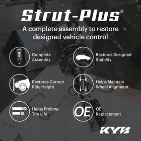 KYB Shocks & Struts Strut-Plus Front Left 14-18 Toyota Corolla - 0