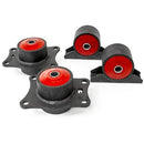 Innovative 00-09 Honda S2000 F-Series Black Steel Mounts 85A Bushings (Rear Diff Mounts OEM Diff)-1