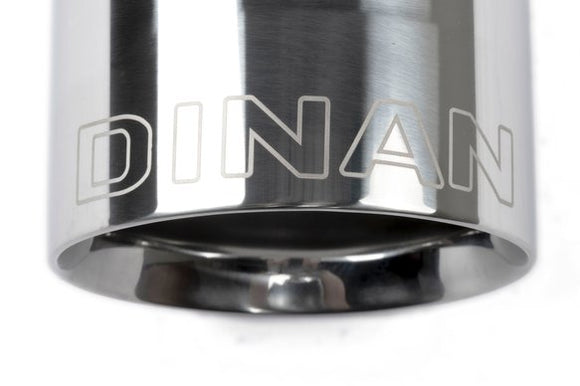 Dinan Double-Walled 4" Clamp-On Exhaust Tip (Polished)