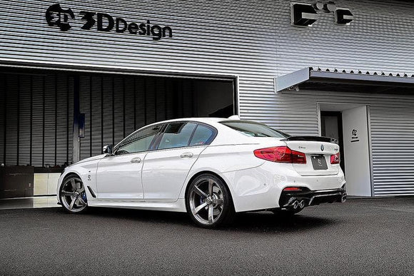 3D Design - 5 Series G30 M-Sport Rear Diffuser Type 2 M-Sport Only