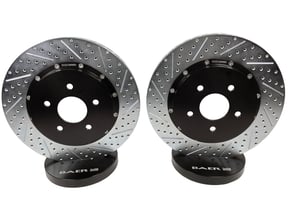 Baer EradiSpeed+ Fits 2006-13 Chevy Corvette Z06 and Grand Sport, w/J56 Package, Slotted/Drilled/Zinc Plated