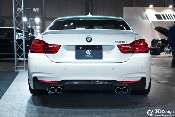 3D Design - 4 Series F32 / F36 M-Sport 435i Rear Diffuser