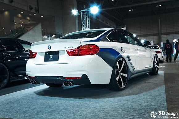 3D Design - 4 Series F32 / F36 M-Sport 435i Rear Diffuser