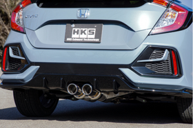 HKS HI-POWER SPEC-L2 EXHAUST SYSTEM: 2017+ HONDA CIVIC SPORT HATCHBACK - 0