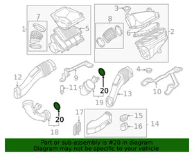 Turbo Inlet Gasket Ring - BMW / 4.4L / F86 X6 M / F95 X5 M / G0X / X5 / X6 / X7 / G1X M850I / G70 760i / G30 M550i | 13717953217 - 0