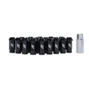 Mishimoto Aluminum Locking Lug Nuts M12 x 1.5 - Black-1