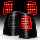 ANZO 2009-2018 Dodge Ram 1500 LED Taillight Plank Style Black w/Smoke Lens-4